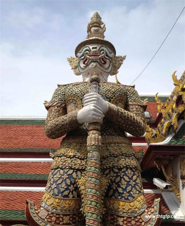 泰国佛教圣物之-鬼王(Thao Vetsuwan) 泰国护法神 素万那普机场镇守